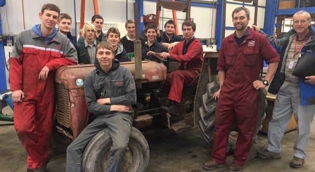 Tractor Rebuild by Bicton College Students