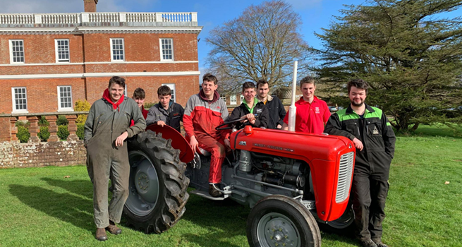 Tractor Rebuild by Bicton Students Complete!